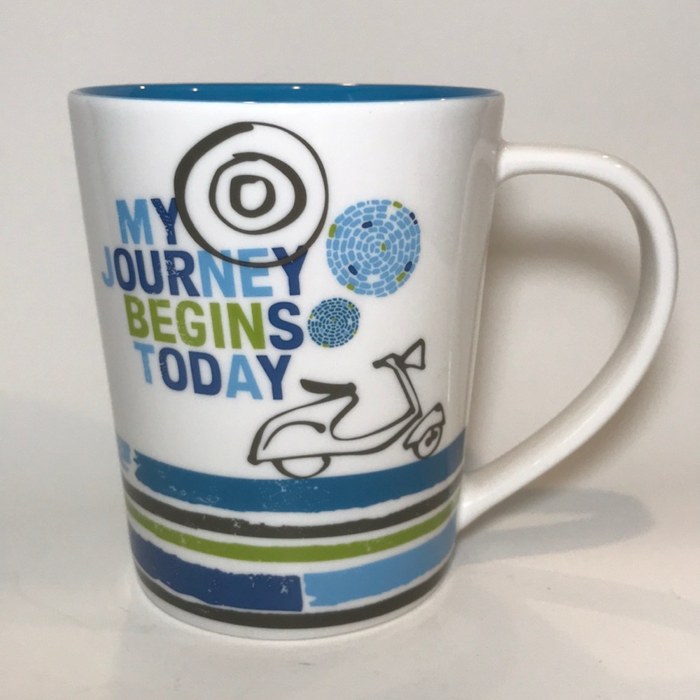 Starbucks Coffee Cup Mug My Journey Begins Today